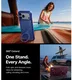 TORRAS Ostand Q3 Air iPhone 18 Pro / 17 Pro Hoesje MagSafe Kickstand Blauw afbeelding 7