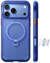 TORRAS Ostand Q3 Air iPhone 18 Pro Hoesje MagSafe 360° Kickstand Blauw