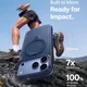 TORRAS Ostand Q3 Air iPhone 18 Pro Hoesje MagSafe 360° Kickstand Donker Blauw afbeelding 5
