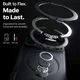 TORRAS Ostand Q3 Air iPhone 18 Pro Max / 17 Pro Max Hoesje MagSafe Zwart afbeelding 3