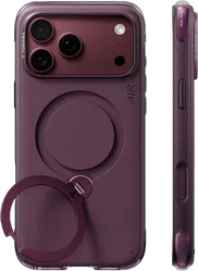TORRAS Q3 Air Essential iPhone 18 Pro Max Hoesje MagSafe 360° Kickstand Paars afbeelding