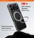 TORRAS Ostand O1 Guardian Apple iPhone 18 Pro Hoesje 360° MagSafe Stand Clear afbeelding 2