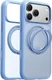 TORRAS Ostand O1 Guardian Apple iPhone 18 Pro Hoesje 360° MagSafe Stand Blauw