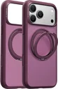 TORRAS Ostand O1 Guardian Apple iPhone 18 Pro Hoesje 360° MagSafe Stand Paars