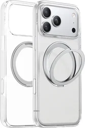 TORRAS Ostand O1 Guardian iPhone 18 Pro Max Hoesje 360° MagSafe Stand Clear afbeelding
