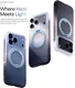 TORRAS O3 Air Gradient iPhone 18 Pro / 17 Pro Hoesje MagSafe Stand Blauw Paars afbeelding 10