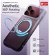 TORRAS O3 Air Gradient iPhone 18 Pro / 17 Pro Hoesje MagSafe Stand Blauw Paars afbeelding 4