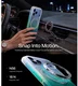 TORRAS O3 Air Gradient iPhone 18 Pro Max / 17 Pro Max Hoesje MagSafe Groen afbeelding 5