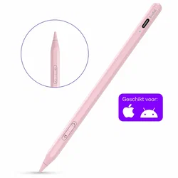 Buddi Flow 2 Universele Stylus Pen voor Android en iPad Roze afbeelding