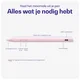Buddi Flow 2 Universele Stylus Pen voor Android en iPad Roze afbeelding 3