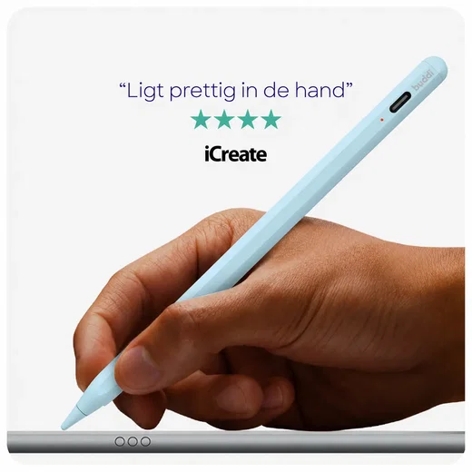 Buddi Flow 2 Universele Stylus Pen voor Android en iPad Blauw afbeelding 8