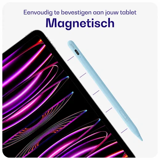 Buddi Flow 2 Universele Stylus Pen voor Android en iPad Blauw afbeelding 7