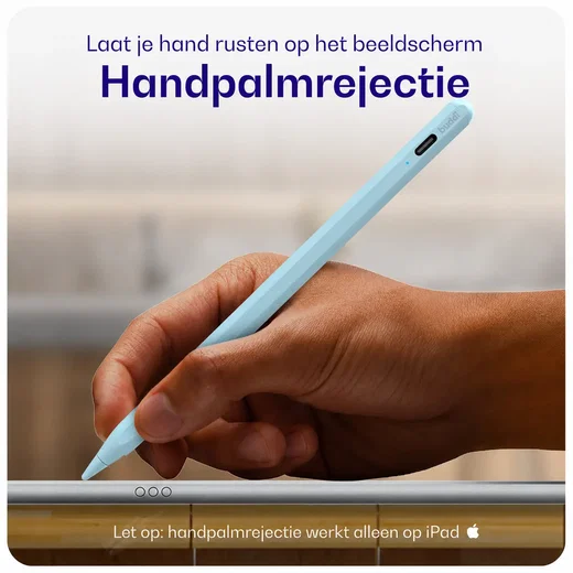 Buddi Flow 2 Universele Stylus Pen voor Android en iPad Blauw afbeelding 4