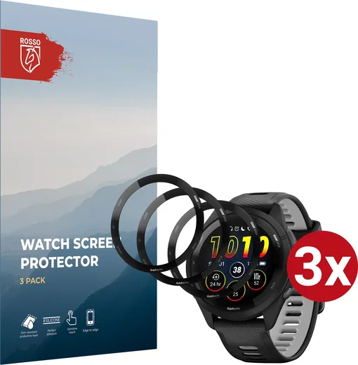 Rosso Garmin 265 Hybrid Glass Screen Protector (3-Pack) afbeelding 1
