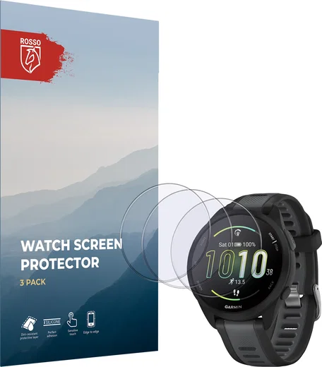 Rosso Garmin Forerunner 165 Music 9H Tempered Glass Screen Protector 3-Pack afbeelding 8