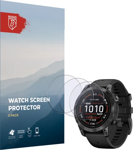 Rosso Garmin Epix Pro (Gen 2) 47MM 9H Tempered Glass Screen Protector 3-Pack afbeelding 8