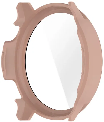 Garmin Venu 4 41MM Hoesje - Bumper Case Hard Plastic met Tempered Glass - Roze afbeelding 3