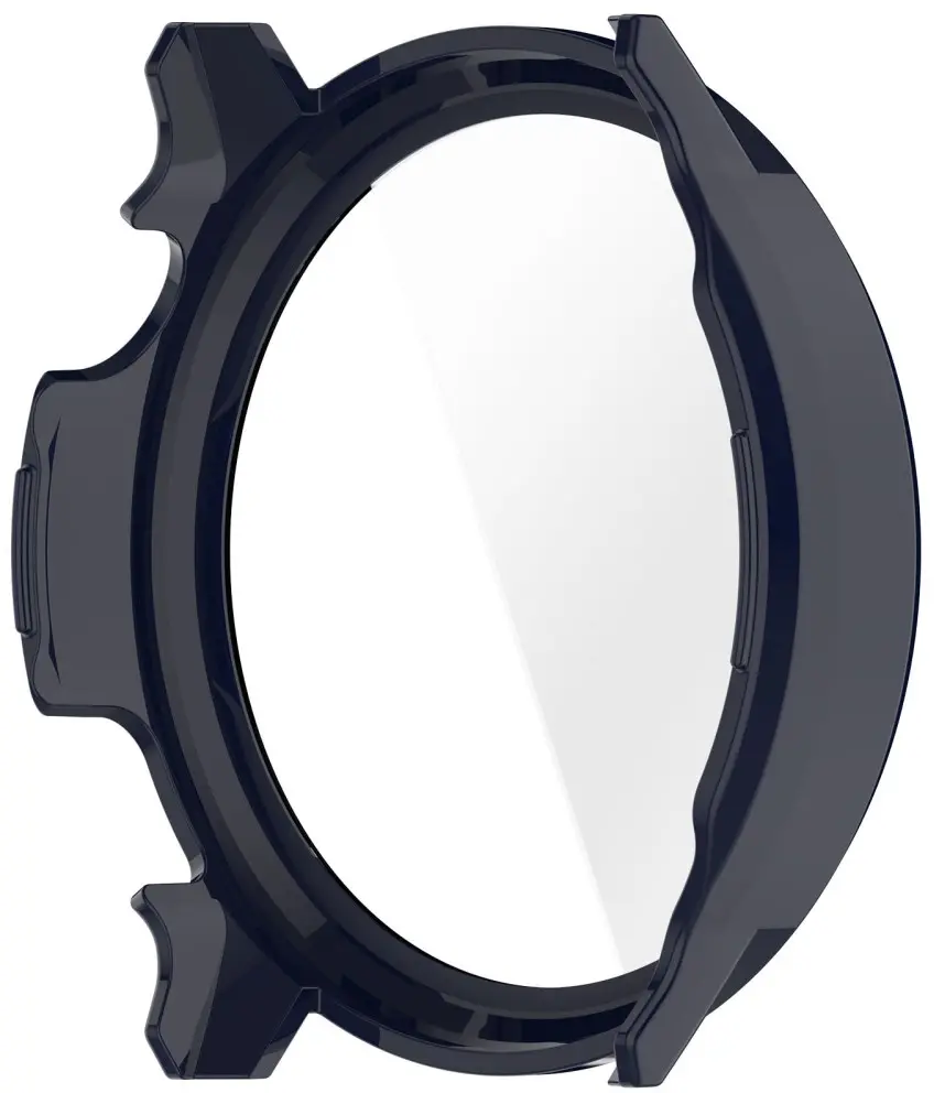 Garmin Venu 4 41MM Hoesje - Bumper Case Hard Plastic met Tempered Glass - Blauw afbeelding 3