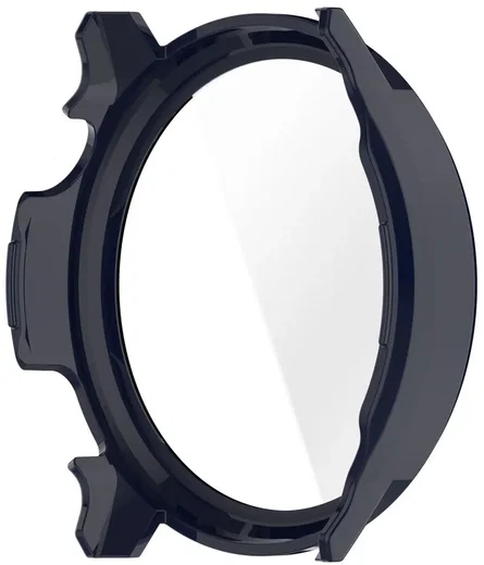 Garmin Venu 4 41MM Hoesje - Bumper Case Hard Plastic met Tempered Glass - Blauw afbeelding 3
