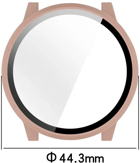 Garmin Venu 4 41MM Hoesje - Bumper Case Hard Plastic met Tempered Glass - Blauw afbeelding 7