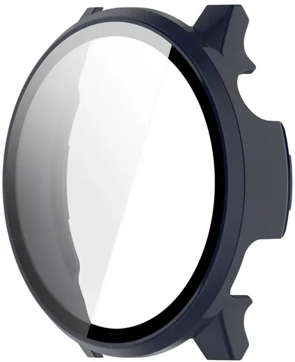Garmin Venu 4 41MM Hoesje - Bumper Case Hard Plastic met Tempered Glass - Blauw afbeelding 2