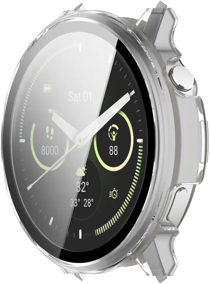 Garmin Venu 4 41MM Hoesje - Bumper Case Hard Plastic met Tempered Glass - Clear afbeelding 5