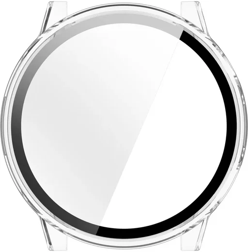 Garmin Venu 4 41MM Hoesje - Bumper Case Hard Plastic met Tempered Glass - Clear afbeelding 4