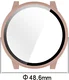 Garmin Venu 4 45MM Hoesje - Bumper Case Hard Plastic met Tempered Glass - Blauw afbeelding 7