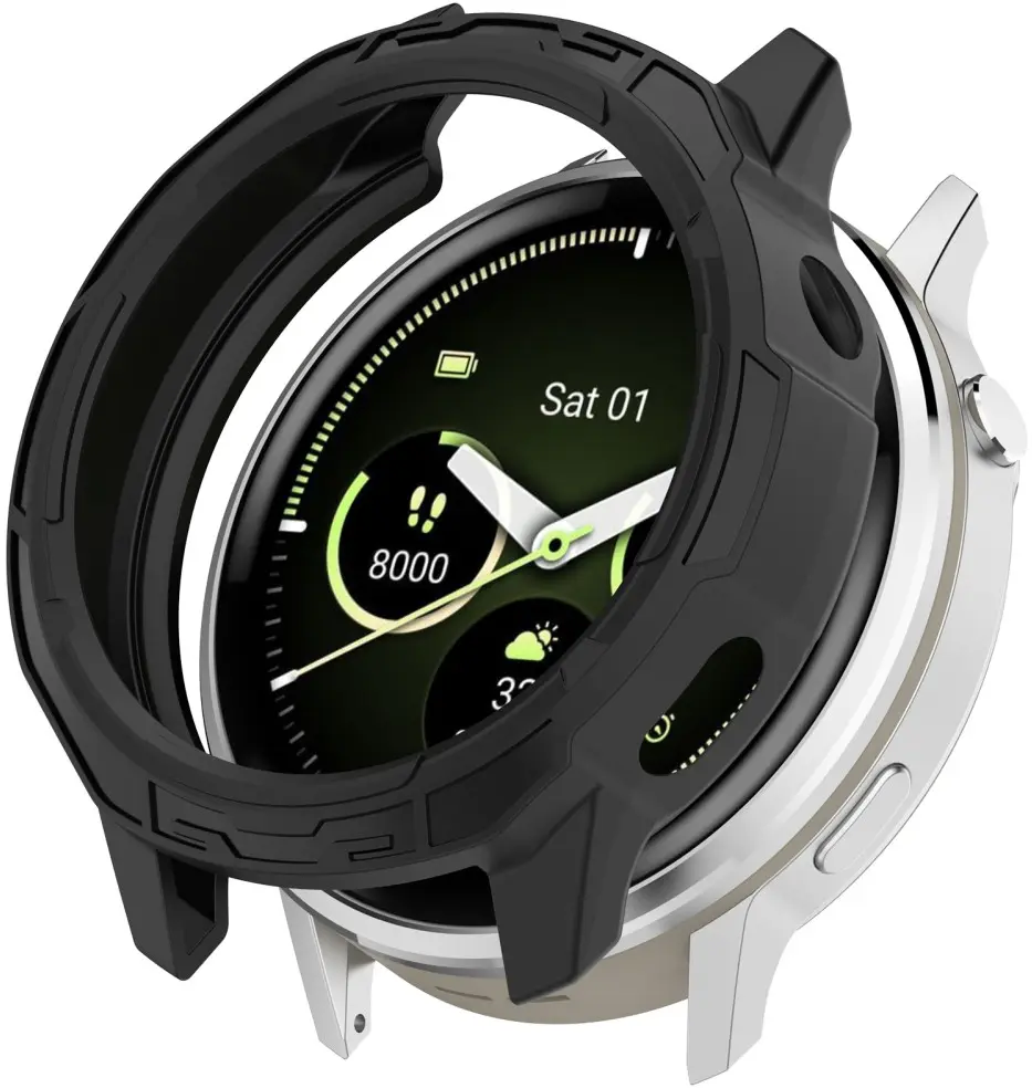 Garmin Venu 4 41MM Hoesje - TPU Bumper Case - Zwart afbeelding 1