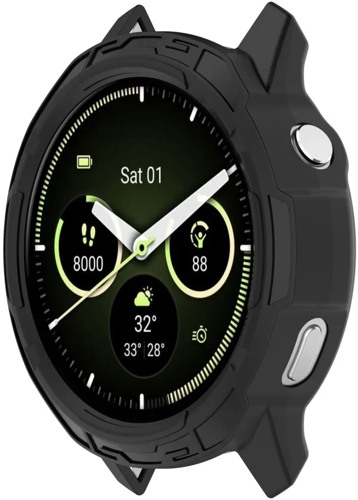 Garmin Venu 4 41MM Hoesje - TPU Bumper Case - Zwart afbeelding 5