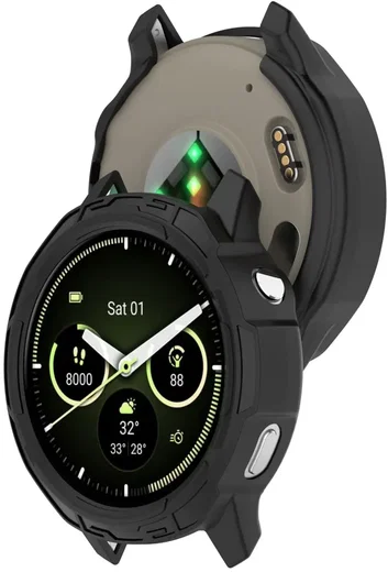 Garmin Venu 4 41MM Hoesje - TPU Bumper Case - Zwart afbeelding 6