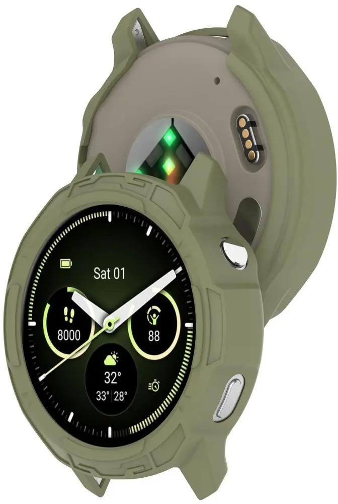 Garmin Venu 4 45MM Hoesje - TPU Bumper Case - Groen afbeelding 6