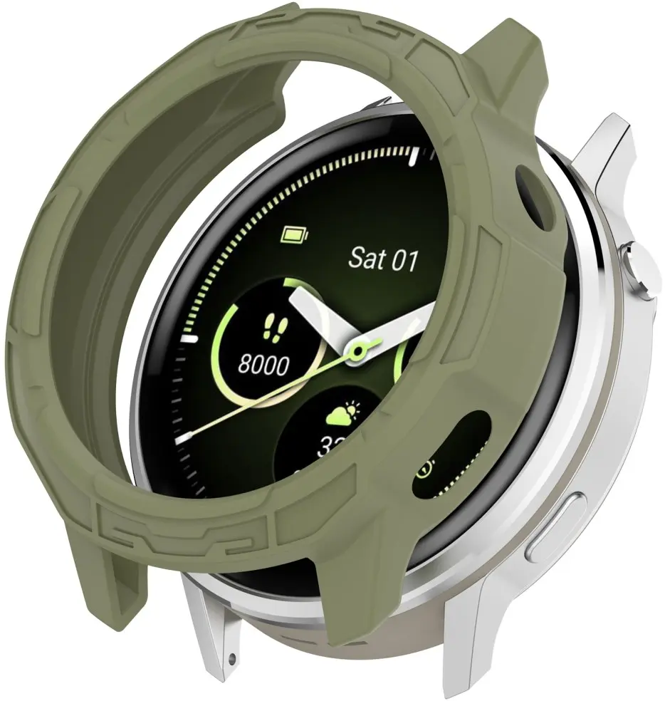 Garmin Venu 4 45MM Hoesje - TPU Bumper Case - Groen afbeelding 1