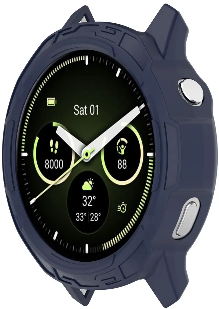 Garmin Venu 4 45MM Hoesje - TPU Bumper Case - Blauw afbeelding 5