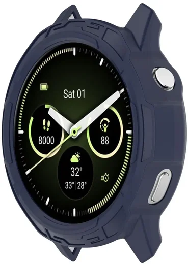 Garmin Venu 4 45MM Hoesje - TPU Bumper Case - Blauw afbeelding 5