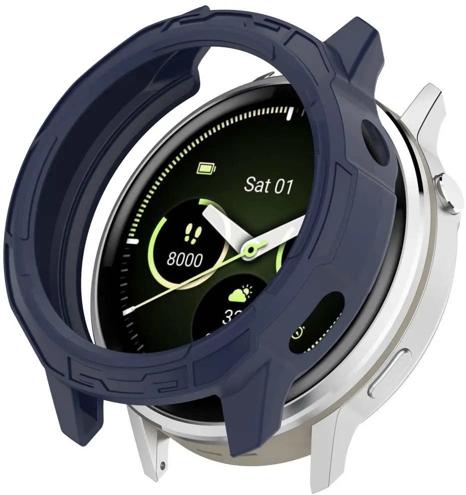Garmin Venu 4 45MM Hoesje - TPU Bumper Case - Blauw afbeelding 1