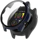 Garmin Forerunner 165 Hoesje - Bumper Case Hard Plastic Tempered Glass - Blauw afbeelding 1