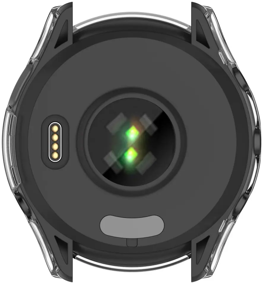 Garmin Forerunner 165 Hoesje - Bumper Case Hard Plastic Tempered Glass - Clear afbeelding 6