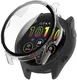 Garmin Forerunner 165 Hoesje - Bumper Case Hard Plastic Tempered Glass - Clear