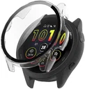 Garmin Forerunner 165 Hoesje - Bumper Case Hard Plastic Tempered Glass - Clear
