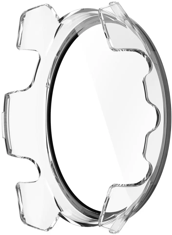 Garmin Forerunner 165 Hoesje - Bumper Case Hard Plastic Tempered Glass - Clear afbeelding 4