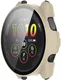 Garmin Forerunner 165 Hoesje - Bumper Case Hard Plastic Tempered Glass - Beige afbeelding 2