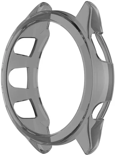 Garmin Forerunner 165 Hoesje - TPU Bumper Case - Transparant Zwart afbeelding 3