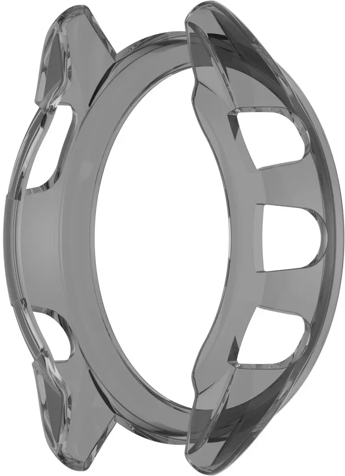 Garmin Forerunner 165 Hoesje - TPU Bumper Case - Transparant Zwart afbeelding 4