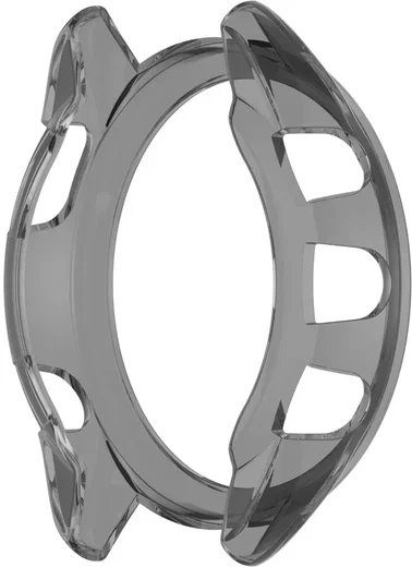 Garmin Forerunner 165 Hoesje - TPU Bumper Case - Transparant Zwart afbeelding 4