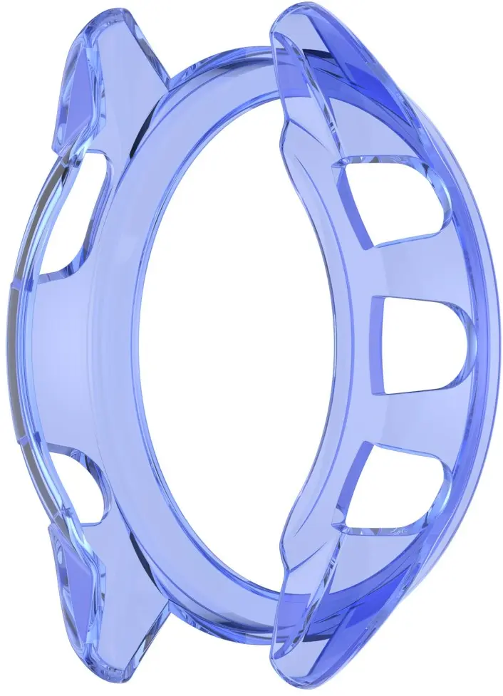 Garmin Forerunner 165 Hoesje - TPU Bumper Case - Transparant Blauw afbeelding 4