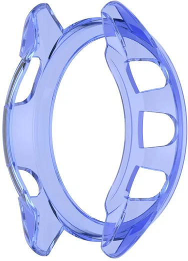 Garmin Forerunner 165 Hoesje - TPU Bumper Case - Transparant Blauw afbeelding 4