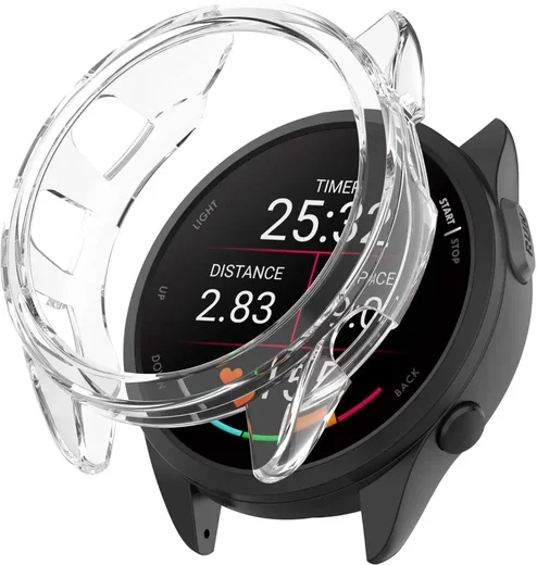 Garmin Forerunner 165 Hoesje - TPU Bumper Case - Transparant afbeelding 1