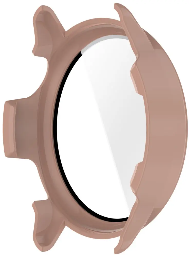 Garmin Vivoactive 6 Hoesje - Bumper Case Hard Plastic met Tempered Glass - Roze afbeelding 3