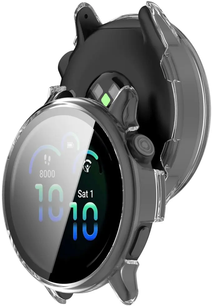Garmin Vivoactive 6 Hoesje - Bumper Case Hard Plastic Tempered Glass - Clear afbeelding 6